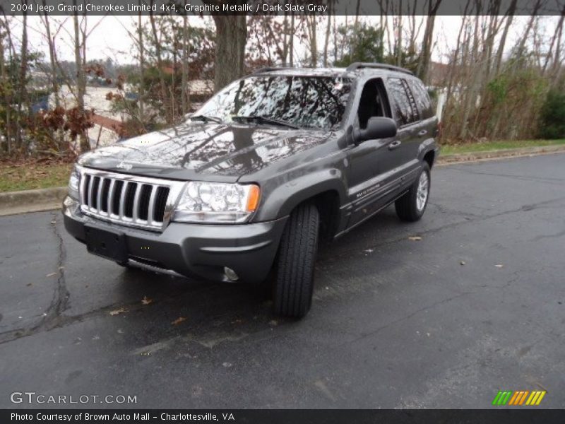 Graphite Metallic / Dark Slate Gray 2004 Jeep Grand Cherokee Limited 4x4