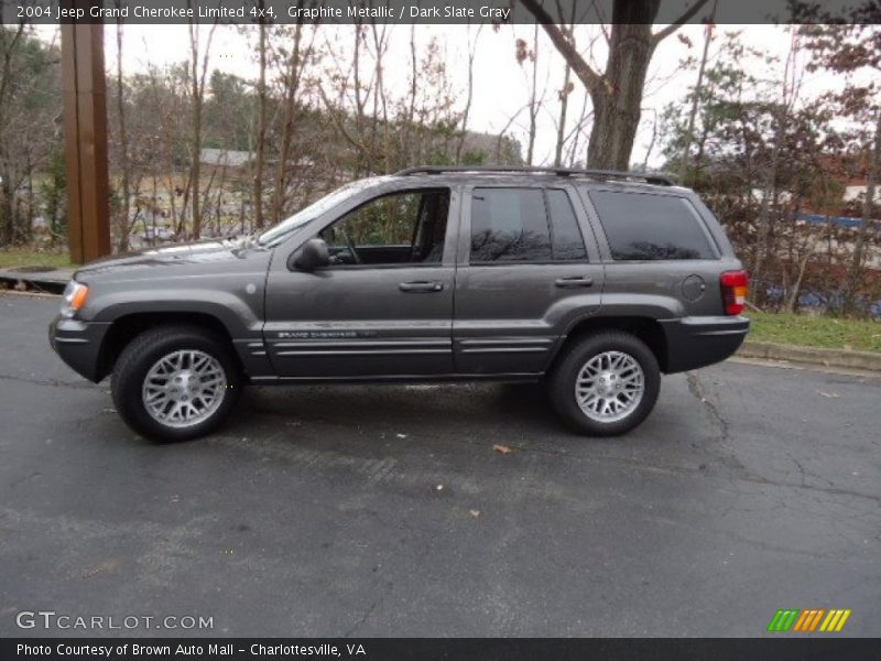 Graphite Metallic / Dark Slate Gray 2004 Jeep Grand Cherokee Limited 4x4