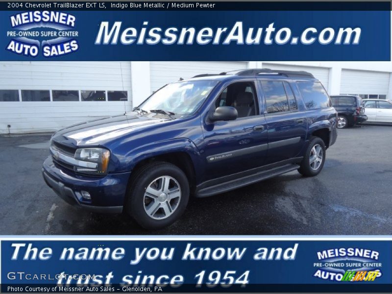 Indigo Blue Metallic / Medium Pewter 2004 Chevrolet TrailBlazer EXT LS