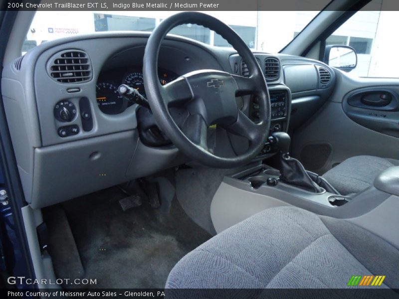 Indigo Blue Metallic / Medium Pewter 2004 Chevrolet TrailBlazer EXT LS