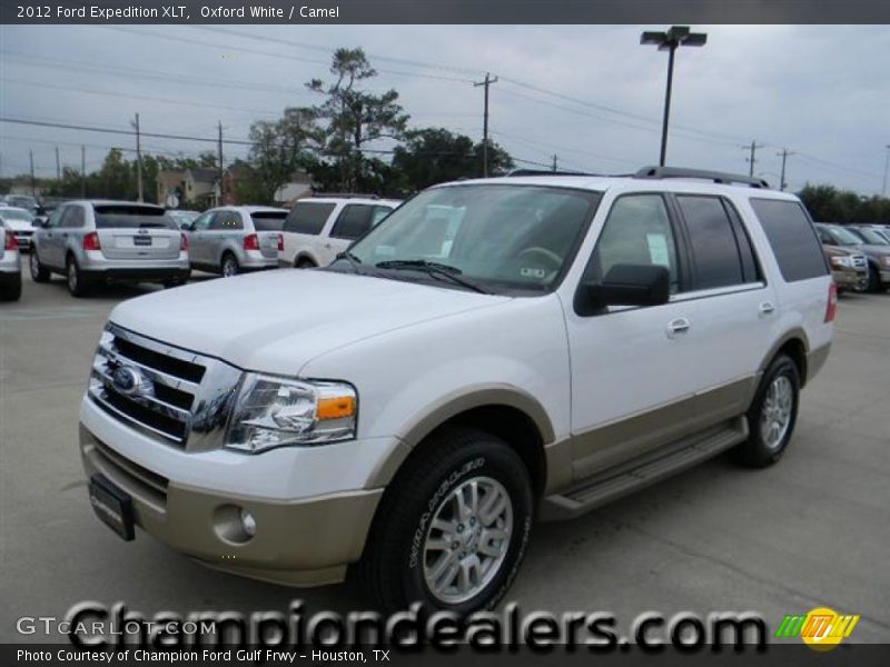 Oxford White / Camel 2012 Ford Expedition XLT
