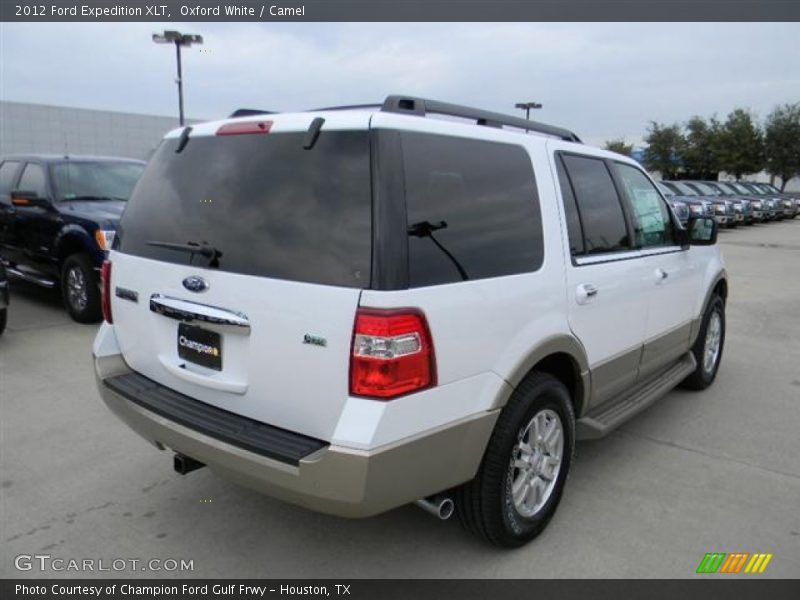 Oxford White / Camel 2012 Ford Expedition XLT