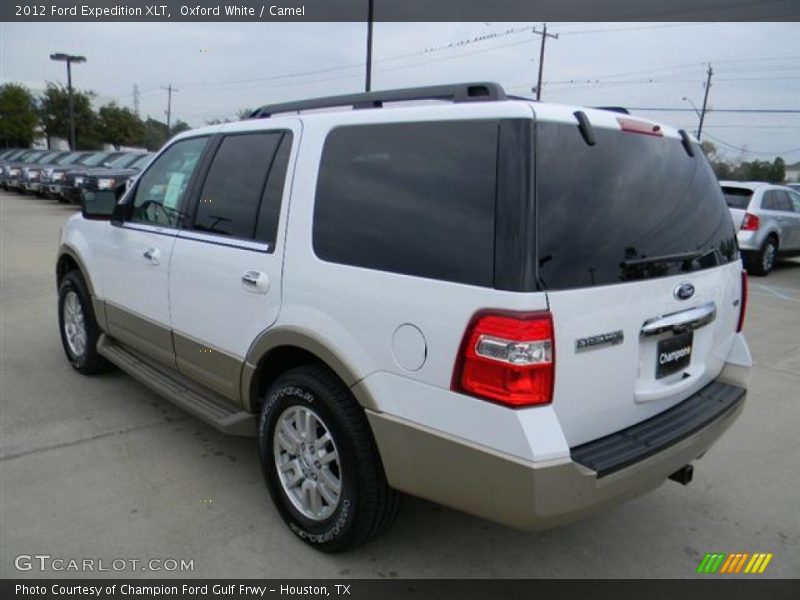 Oxford White / Camel 2012 Ford Expedition XLT