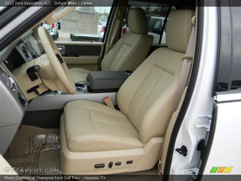 Oxford White / Camel 2012 Ford Expedition XLT