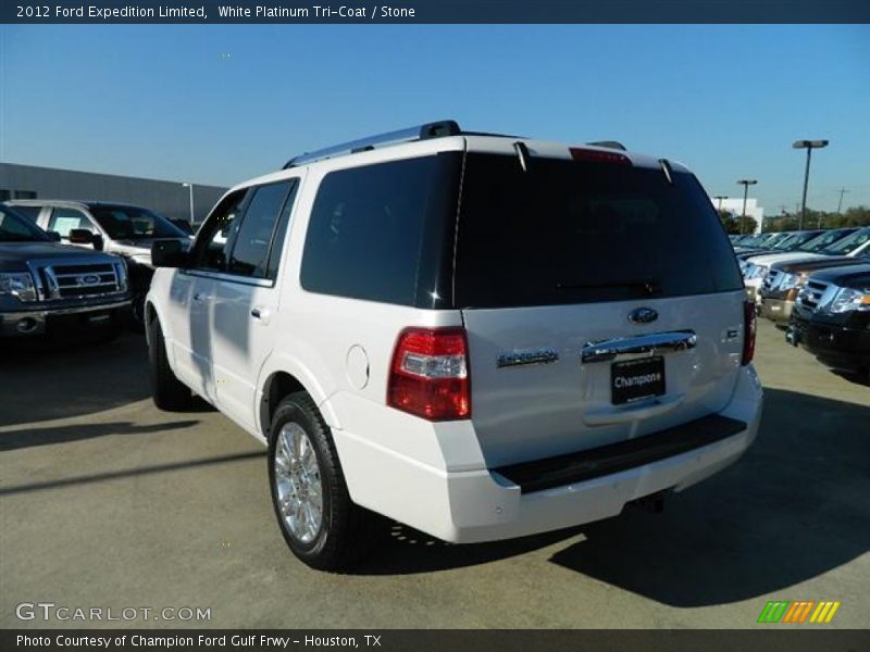 White Platinum Tri-Coat / Stone 2012 Ford Expedition Limited