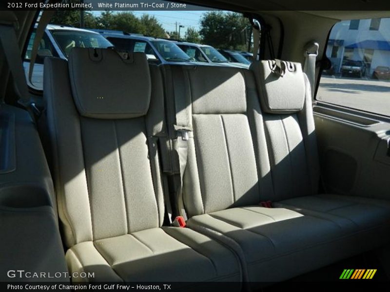 White Platinum Tri-Coat / Stone 2012 Ford Expedition Limited