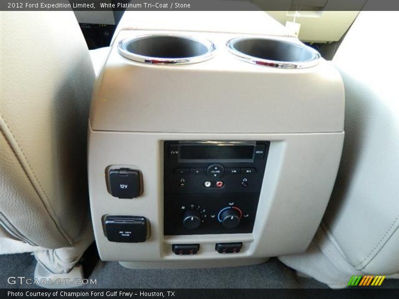 White Platinum Tri-Coat / Stone 2012 Ford Expedition Limited