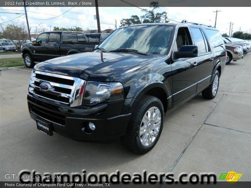 Black / Stone 2012 Ford Expedition EL Limited