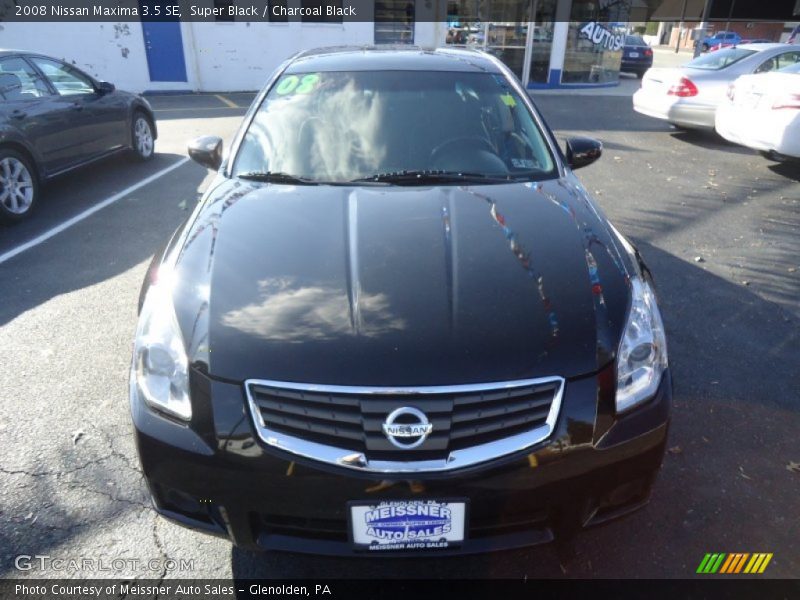 Super Black / Charcoal Black 2008 Nissan Maxima 3.5 SE