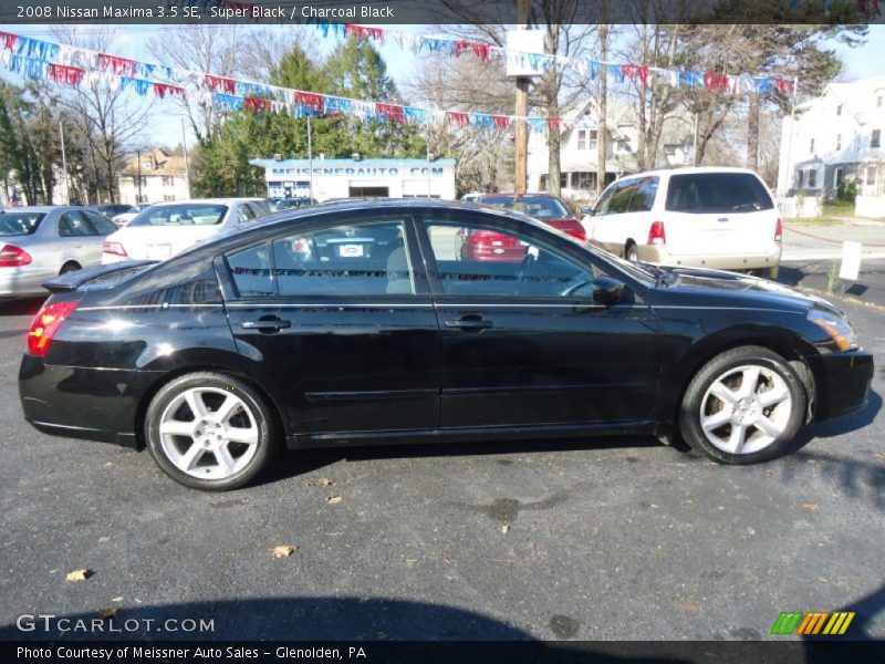 Super Black / Charcoal Black 2008 Nissan Maxima 3.5 SE