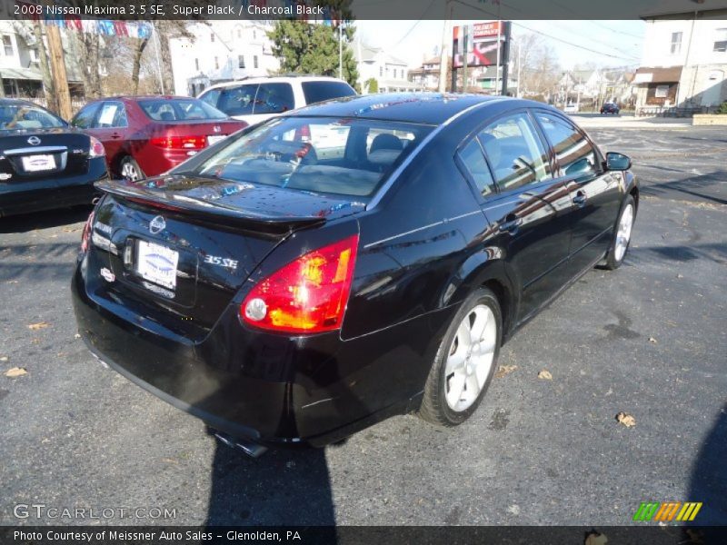 Super Black / Charcoal Black 2008 Nissan Maxima 3.5 SE