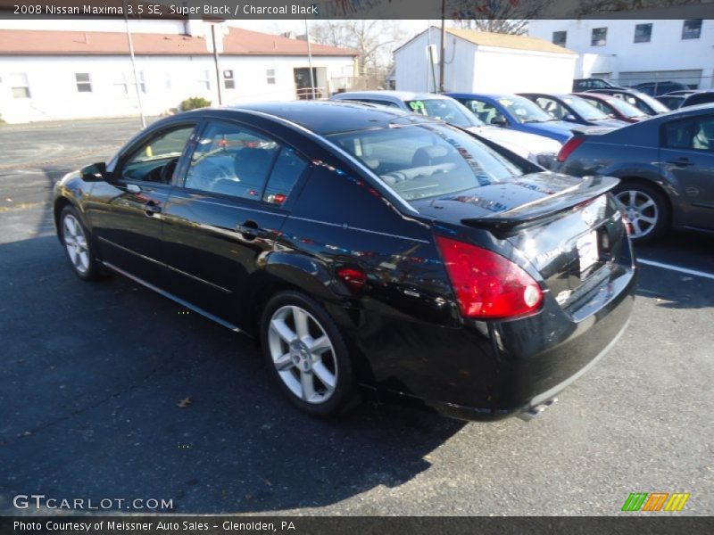 Super Black / Charcoal Black 2008 Nissan Maxima 3.5 SE
