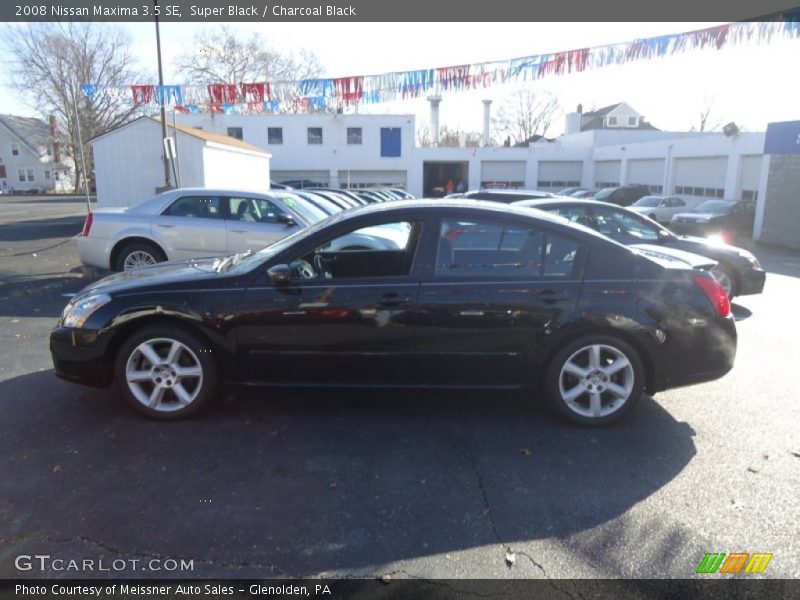 Super Black / Charcoal Black 2008 Nissan Maxima 3.5 SE