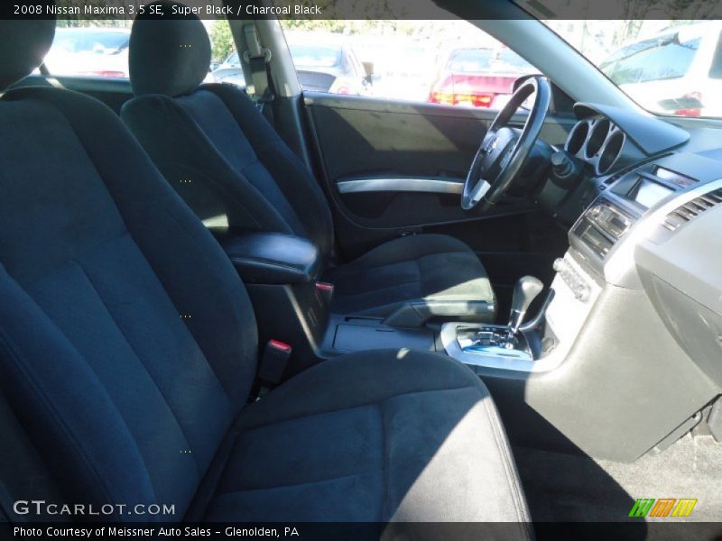 Super Black / Charcoal Black 2008 Nissan Maxima 3.5 SE