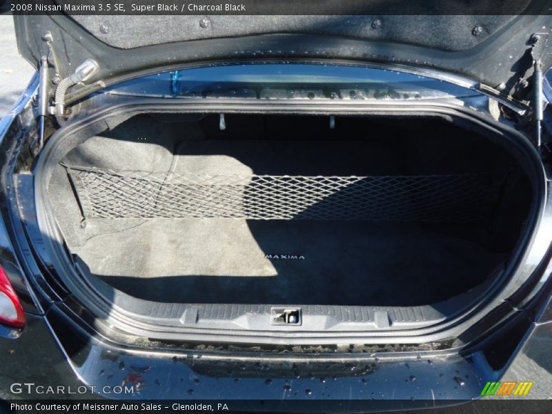Super Black / Charcoal Black 2008 Nissan Maxima 3.5 SE