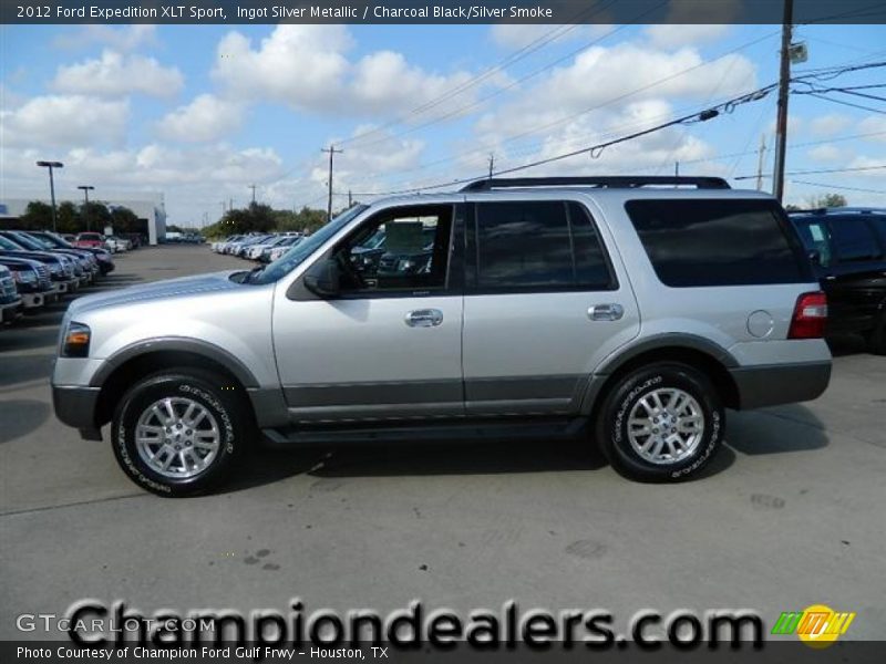Ingot Silver Metallic / Charcoal Black/Silver Smoke 2012 Ford Expedition XLT Sport