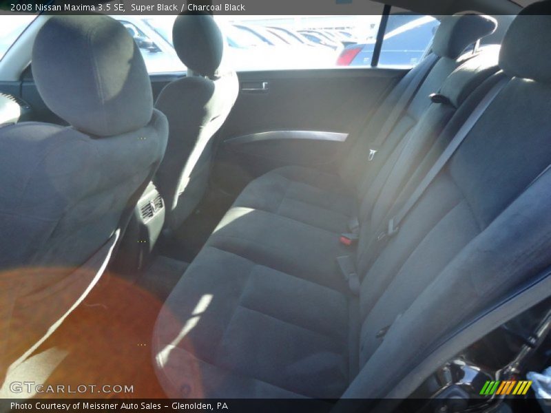 Super Black / Charcoal Black 2008 Nissan Maxima 3.5 SE