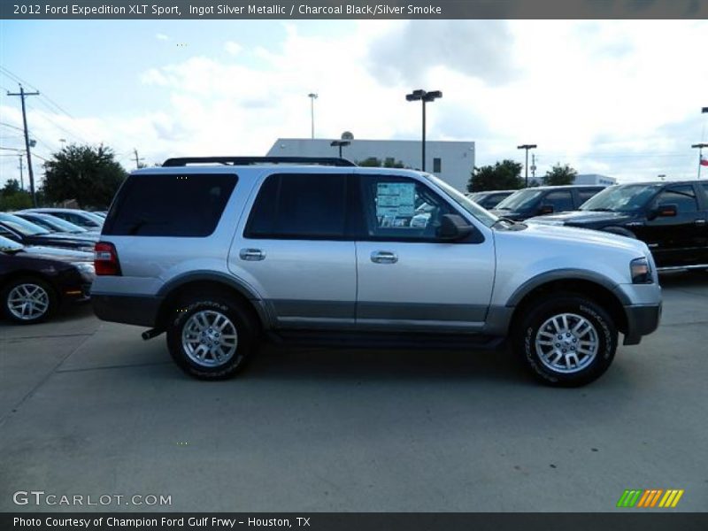 Ingot Silver Metallic / Charcoal Black/Silver Smoke 2012 Ford Expedition XLT Sport