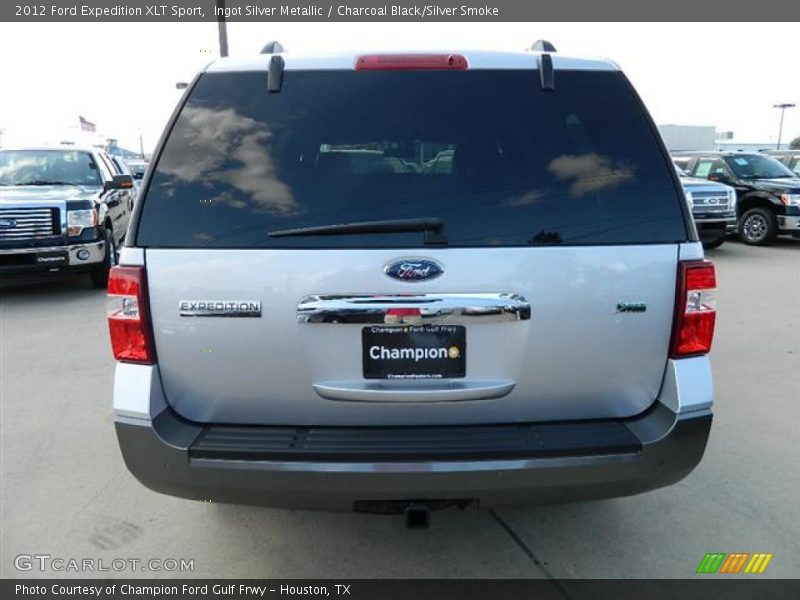 Ingot Silver Metallic / Charcoal Black/Silver Smoke 2012 Ford Expedition XLT Sport