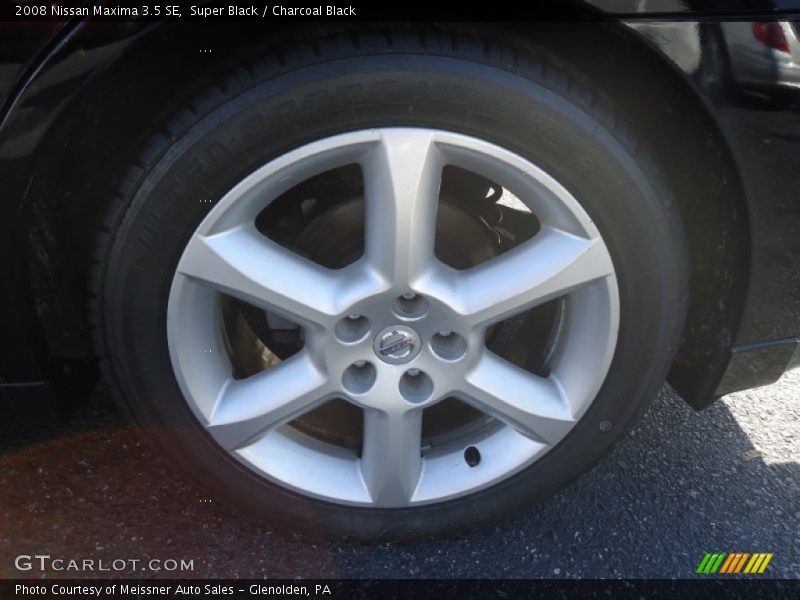 Super Black / Charcoal Black 2008 Nissan Maxima 3.5 SE