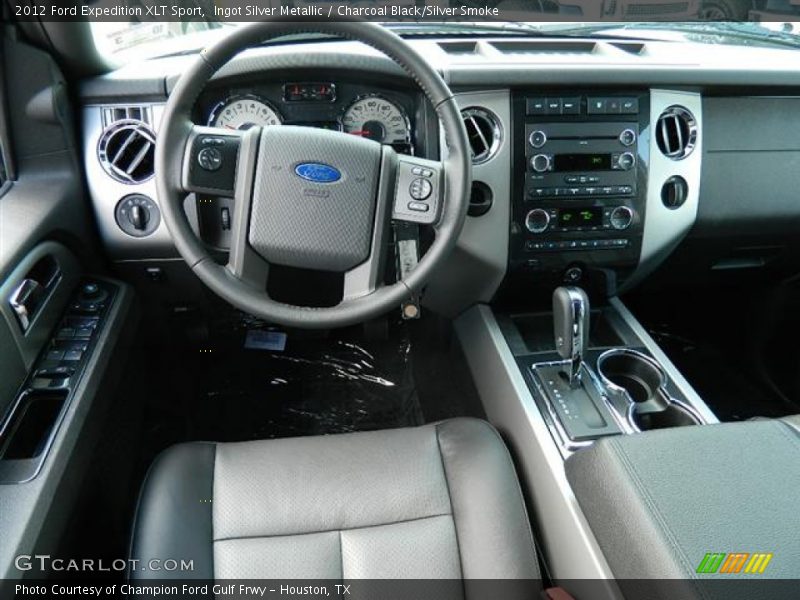  2012 Expedition XLT Sport Charcoal Black/Silver Smoke Interior