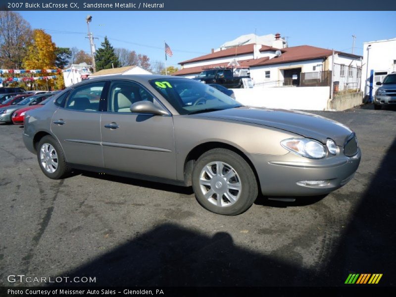 Sandstone Metallic / Neutral 2007 Buick LaCrosse CX