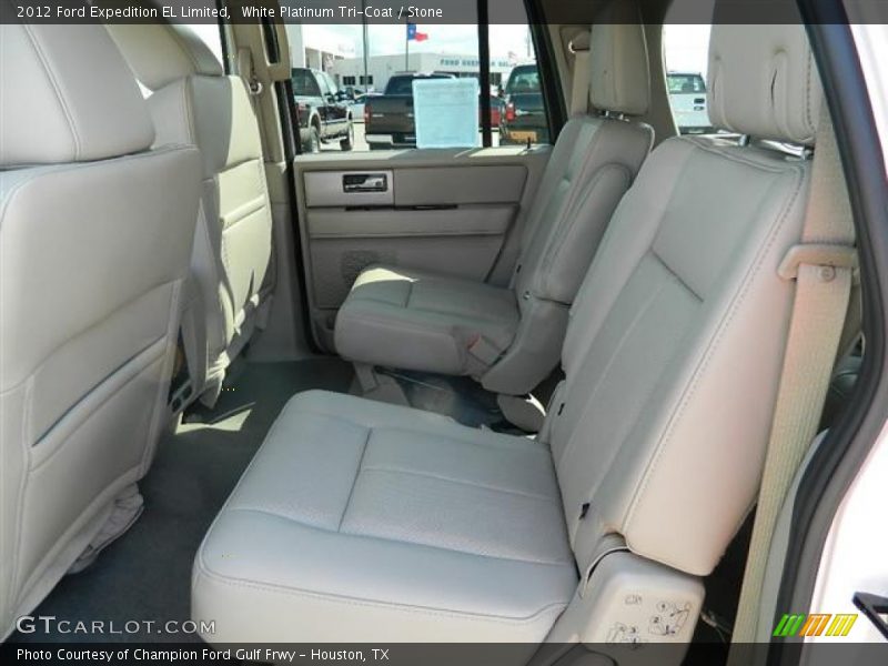 White Platinum Tri-Coat / Stone 2012 Ford Expedition EL Limited