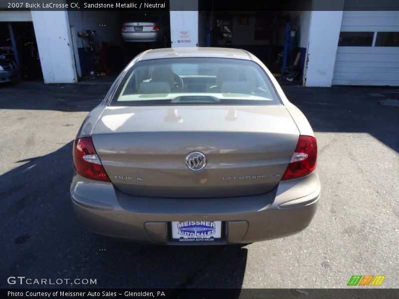 Sandstone Metallic / Neutral 2007 Buick LaCrosse CX