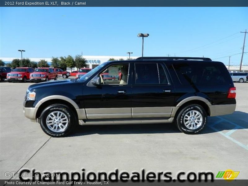 Black / Camel 2012 Ford Expedition EL XLT