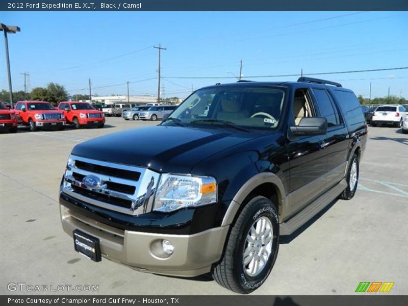 Black / Camel 2012 Ford Expedition EL XLT