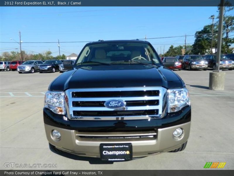Black / Camel 2012 Ford Expedition EL XLT