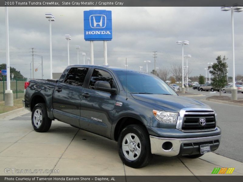 Slate Gray Metallic / Graphite Gray 2010 Toyota Tundra CrewMax