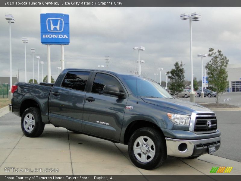 Slate Gray Metallic / Graphite Gray 2010 Toyota Tundra CrewMax