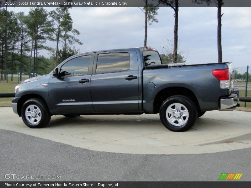 Slate Gray Metallic / Graphite Gray 2010 Toyota Tundra CrewMax