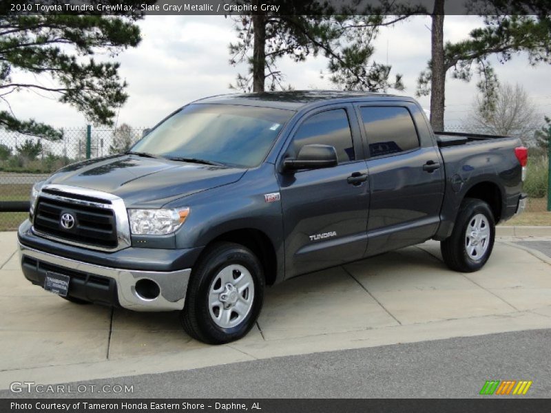 Slate Gray Metallic / Graphite Gray 2010 Toyota Tundra CrewMax