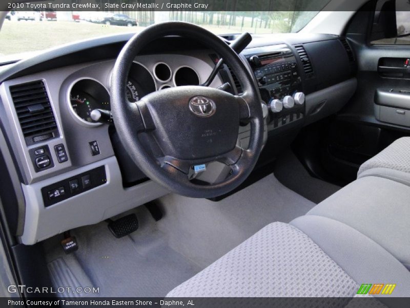 Slate Gray Metallic / Graphite Gray 2010 Toyota Tundra CrewMax