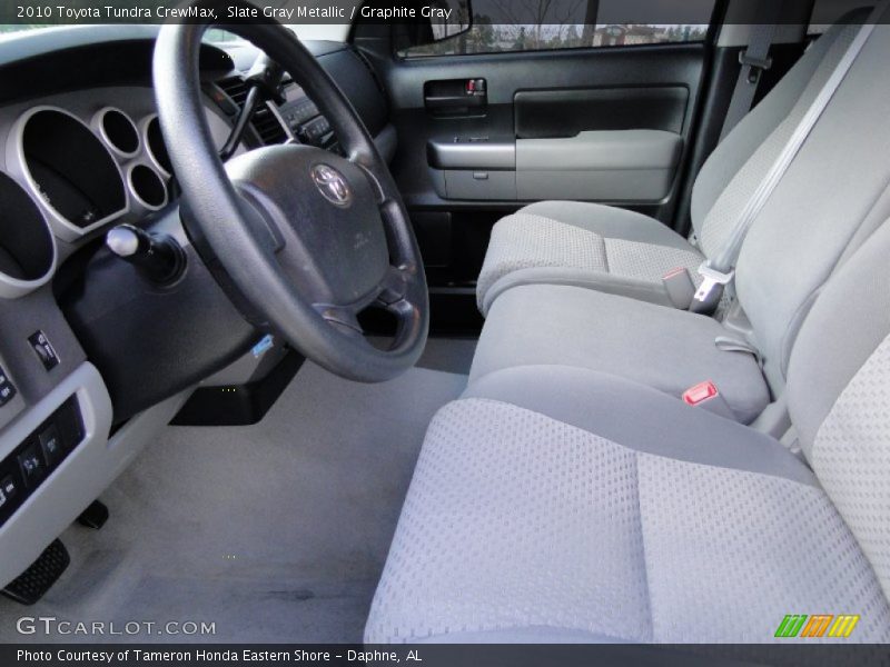 Slate Gray Metallic / Graphite Gray 2010 Toyota Tundra CrewMax