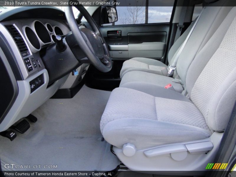 Slate Gray Metallic / Graphite Gray 2010 Toyota Tundra CrewMax