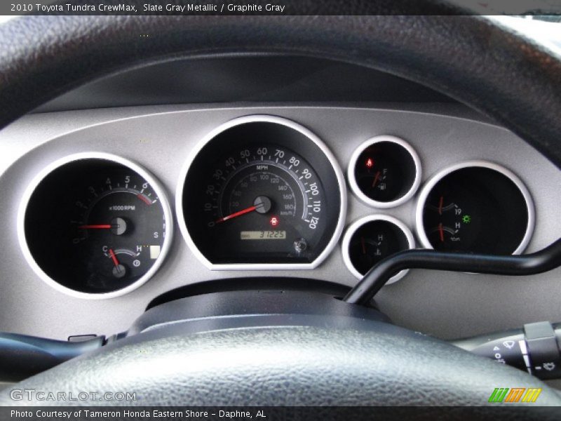 Slate Gray Metallic / Graphite Gray 2010 Toyota Tundra CrewMax