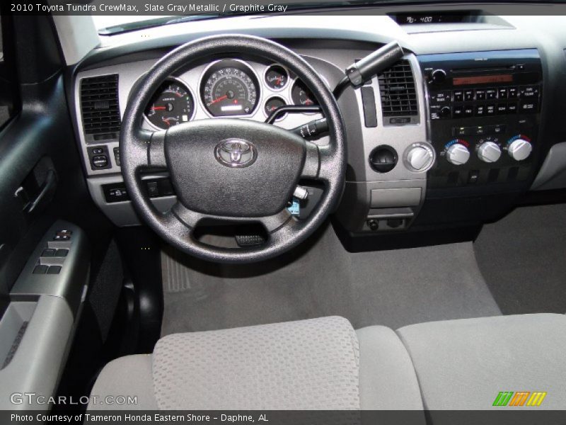 Slate Gray Metallic / Graphite Gray 2010 Toyota Tundra CrewMax