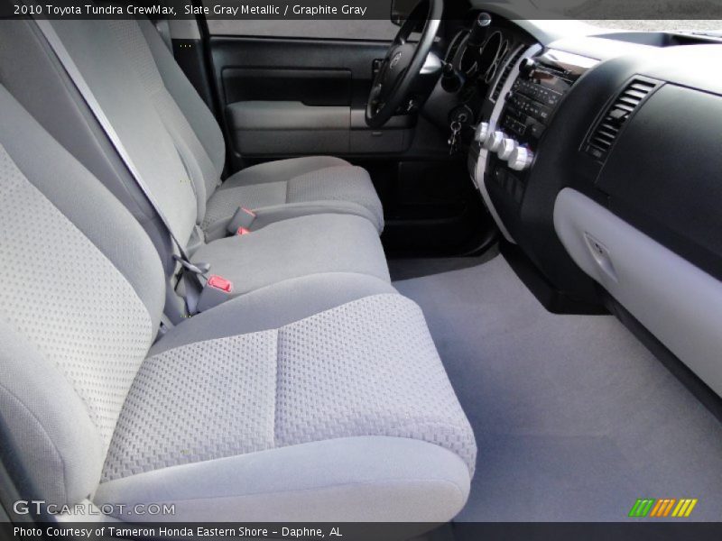 Slate Gray Metallic / Graphite Gray 2010 Toyota Tundra CrewMax