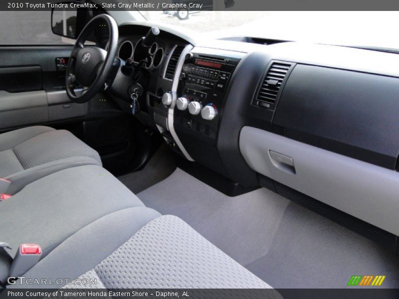 Slate Gray Metallic / Graphite Gray 2010 Toyota Tundra CrewMax