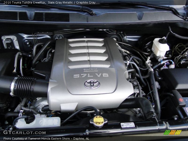Slate Gray Metallic / Graphite Gray 2010 Toyota Tundra CrewMax