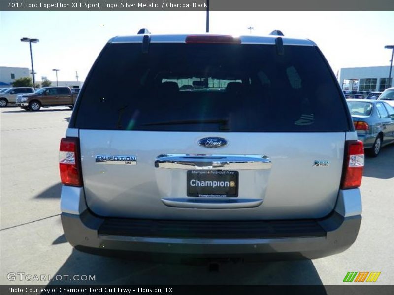 Ingot Silver Metallic / Charcoal Black 2012 Ford Expedition XLT Sport
