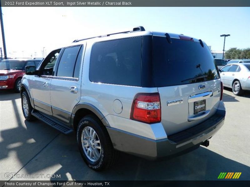 Ingot Silver Metallic / Charcoal Black 2012 Ford Expedition XLT Sport
