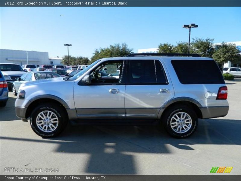 Ingot Silver Metallic / Charcoal Black 2012 Ford Expedition XLT Sport