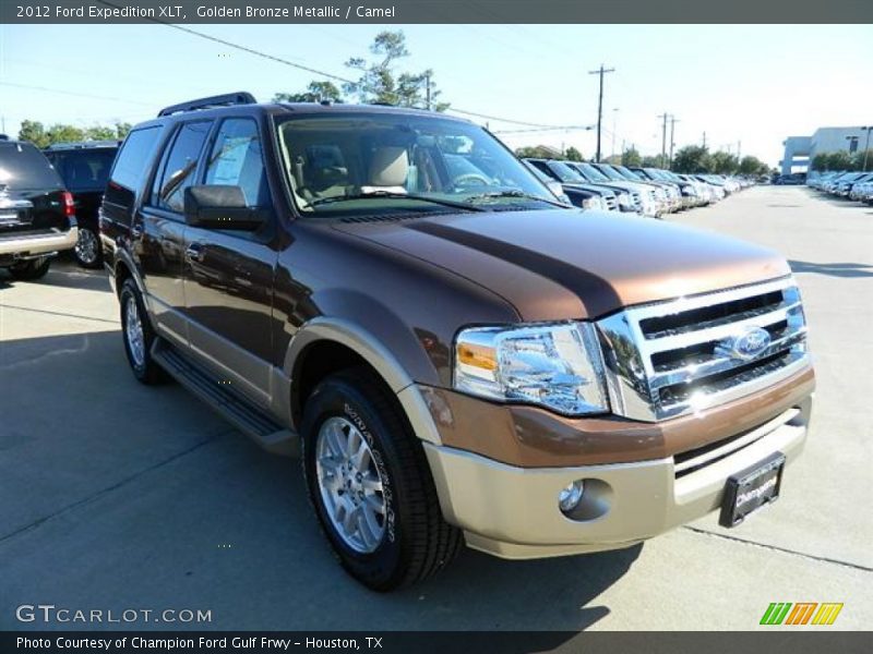 Golden Bronze Metallic / Camel 2012 Ford Expedition XLT