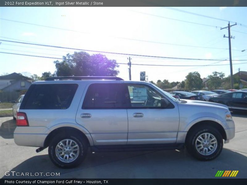 Ingot Silver Metallic / Stone 2012 Ford Expedition XLT