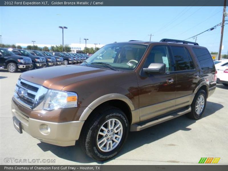 Golden Bronze Metallic / Camel 2012 Ford Expedition XLT