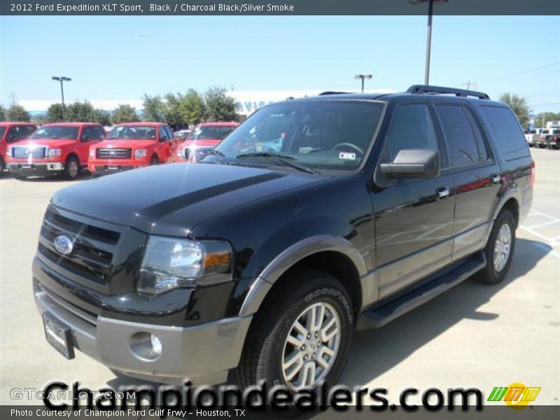Black / Charcoal Black/Silver Smoke 2012 Ford Expedition XLT Sport